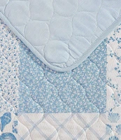 Laura Ashley Colleens Coastal Patchwork Mini Quilt Set