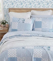 Laura Ashley Colleens Coastal Patchwork Mini Quilt Set
