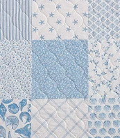 Laura Ashley Colleens Coastal Patchwork Mini Quilt Set