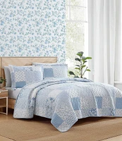 Laura Ashley Colleens Coastal Patchwork Mini Quilt Set