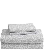 Laura Ashley Deer Dance Printed Cotton Flannel Sheet Set