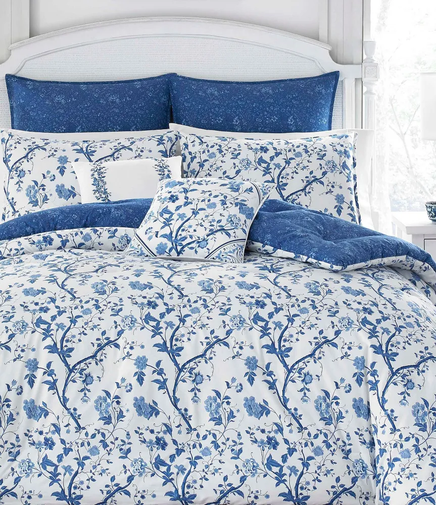 Laura Ashley Elise Floral 6-Piece Comforter Set