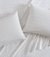 Laura Ashley Evie Pink Cotton Printed Percale Sheet Set