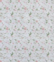 Laura Ashley Evie Pink Cotton Printed Percale Sheet Set