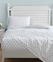 Laura Ashley Harperette Floral Printed Percale Cotton Sheet Set