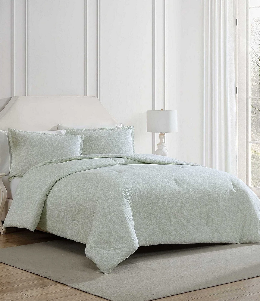 Laura Ashley Heirloom Ditzy Floral Cotton Mini Comforter Set