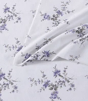Laura Ashley Jessika Floral Cotton Flannel Sheet Set