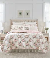 Laura Ashley Joyce Floral Reversible Quilt Mini Set