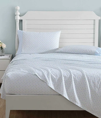 Laura Ashley Kate Floral Printed Cotton Percale Sheet Set