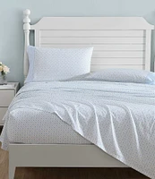 Laura Ashley Kate Floral Printed Cotton Percale Sheet Set