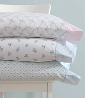 Laura Ashley Kate Floral Printed Cotton Percale Sheet Set