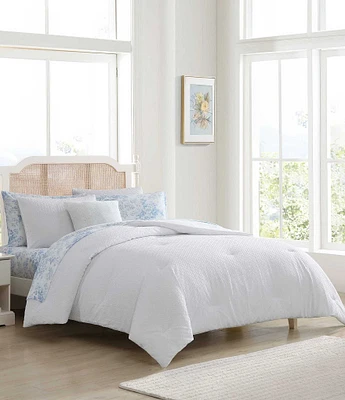 Laura Ashley Margaret Embossed Diamond Textured Bed in a Bag Set