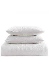 Laura Ashley Margaret Embossed Diamond Textured Bed in a Bag Set