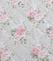 Laura Ashley Melany Pink Cotton Reversible Quilt Mini Set