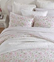Laura Ashley Morning Gloria Cotton Reversible Mini Comforter Set