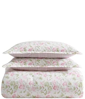 Laura Ashley Morning Gloria Cotton Reversible Mini Comforter Set