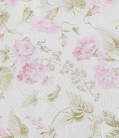 Laura Ashley Morning Gloria Cotton Reversible Mini Comforter Set