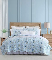 Laura Ashley Peony Garden Reversible Mini Quilt Set