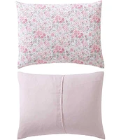 Laura Ashley Quartet Microfiber Reversible Pink Bed in a Bag Set