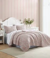 Laura Ashley Rowena Floral Reversible Quilt