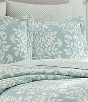 Laura Ashley Rowland Floral Damask Quilt Mini Set