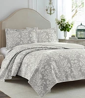 Laura Ashley Rowland Floral Damask Quilt Mini Set