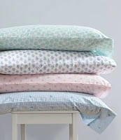 Laura Ashley Scallop Dollop Print Cotton Percale Sheet Set
