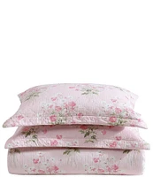 Laura Ashley Veronicas Bouquet Cotton Reversible Mini Quilt Set