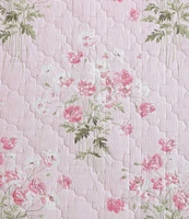 Laura Ashley Veronicas Bouquet Cotton Reversible Mini Quilt Set