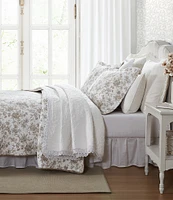 Laura Ashley Walled Garden Reversible Cotton Quilt Mini Set