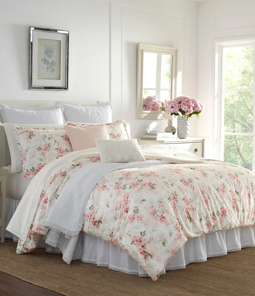 Laura Ashley Wisteria Floral Comforter Mini Set