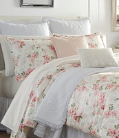 Laura Ashley Wisteria Floral Comforter Mini Set