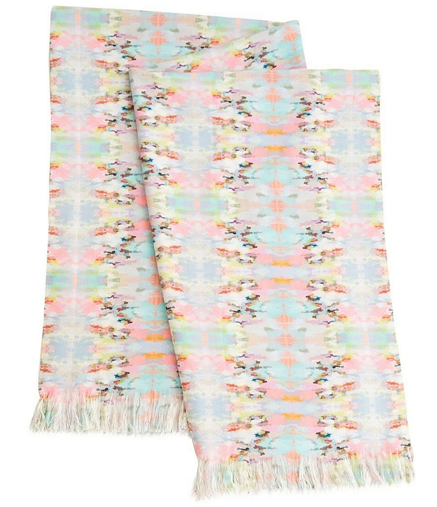 Laura Park Brooks Avenue Fringe Trim Throw Blanket