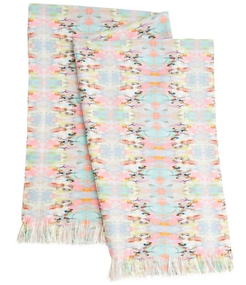 Laura Park Brooks Avenue Fringe Trim Throw Blanket