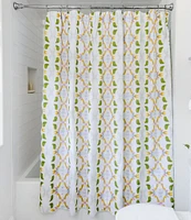 Laura Park Dogwood Scalloped Shower Curtain