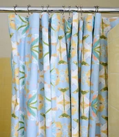 Laura Park English Garden Blue Shower Curtain