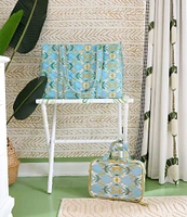 Laura Park English Garden Blue Travel Duffle Bag