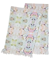 Laura Park Martini Olives Fringe Trim Throw Blanket