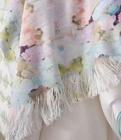 Laura Park Martini Olives Fringe Trim Throw Blanket