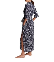 Lauren Ralph Lauren Allora Floral Cotton Voile Midi Shirt Dress Swim Cover-Up