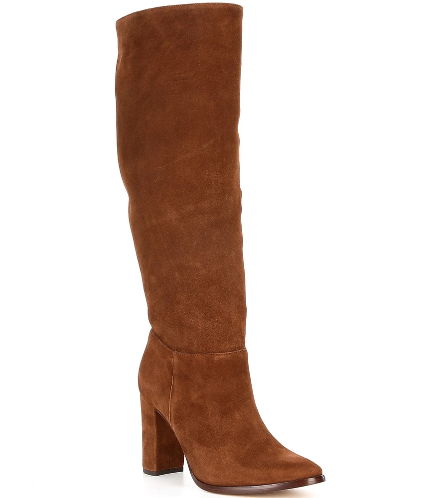 Lauren Ralph Lauren Artizan Suede Tall Slouch Boots