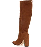 Lauren Ralph Lauren Artizan Suede Tall Slouch Boots