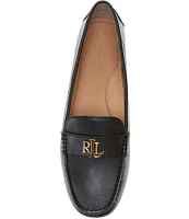 Lauren Ralph Lauren Barnsbury Nappa Leather Logo Hardware Drivers