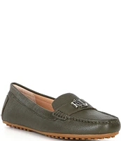 Lauren Ralph Lauren Barnsbury Pebbled Leather Drivers