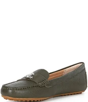 Lauren Ralph Lauren Barnsbury Pebbled Leather Drivers