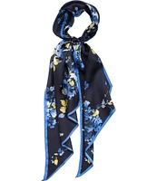 Lauren Ralph Lauren Bias Cut Floral Oblong Scarf