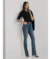 Lauren Ralph Lauren Boot Leg High Rise Medium Wash Jeans