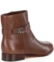 Lauren Ralph Lauren Brooke Burnished Leather Booties