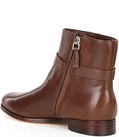 Lauren Ralph Lauren Brooke Burnished Leather Booties