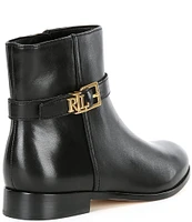 Lauren Ralph Lauren Brooke Burnished Leather Booties